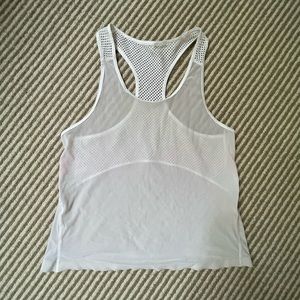 Lululemon Cropped Mesh Tank
